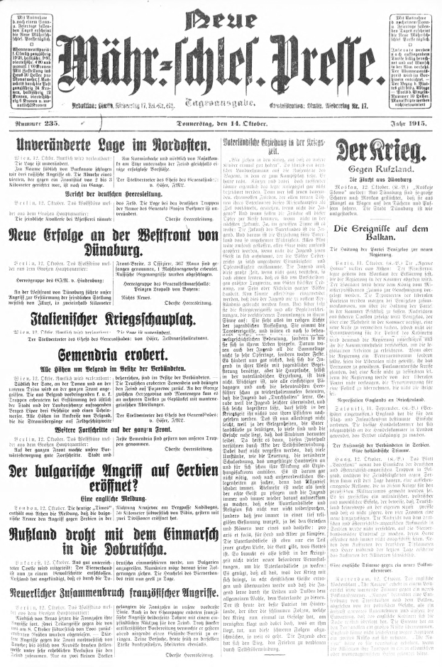 Titelseite einer deutschen Zeitung mit einem Schwarz-Weiß-Bild eines Mannes im Anzug und Krawatte, der direkt in die Kamera schaut.