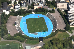 Rasen-WG in Koblenz: Menschenmenge am Oberwerth-Stadion hält an